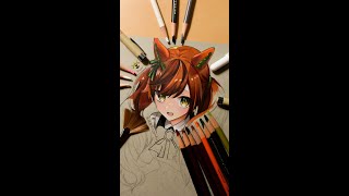 Interesting, no one knows her! #art #anime #coloring #blending #drawing #fyp [360]