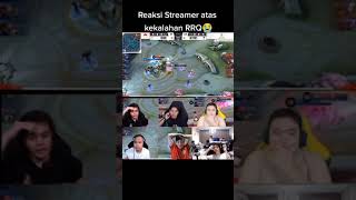 reaksi streamer melihat kekalahan rrq☹️