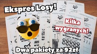 Ekspres Losy Lotto 🎲 2 pakiety za 92zł 🤑 Wygrane są! Małe zaskoczenia też 😎