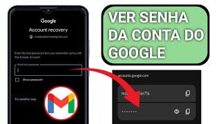 Como visualizar a senha da sua conta do Google no celular 2025 |  Como verificar a senha do Gmail...