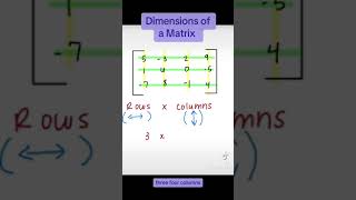 Dimensions of a Matrix