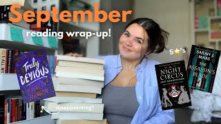 My September reading wrap-up // I had eight 5⭐️ reads 😳🫶🏻