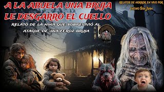 SOBREVIVIÓ AL ATAQUE DE UNA BRUJA QUE LE DESGARRO EL CUELLO / una bruja real le succionó la sangre.