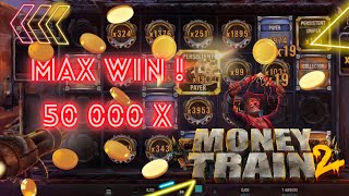 INCREDIBLE 50,000X MAX WIN FROM 8 SEK BET ON MONEY TRAIN 2 BY RELAX GAMING