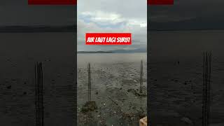 Ketika tiba-tiba ombak di laut surut...#semuaorang #pantai #ombak #airlautsurut #airlaut #alam