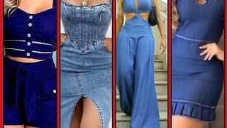 Denim  Outfit For Girls ♥️♥️♥️#beautiful #fashion #viral #trending #like #style #design