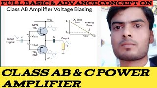 Class AB power amplifier, class c power amplifier