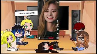 MLB react to Marinette as Tzuyu from Twice