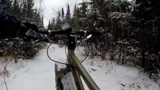 Surly Moonlander Fat Bike. Too slippery to ride. Too slippery to walk.