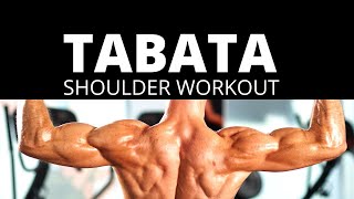 TABATA SHOULDER WORKOUT!