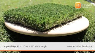 Imperial Rye 90 Artificial Turf - 110 oz, 1.75" Blade Height