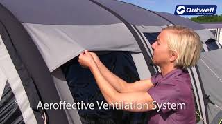 Outwell Broadview 4SATC Tent 2018   Innovative Family Camping 720p