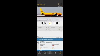 DHL Boeing 767-300ER Flying Overhead [G-DHLM]