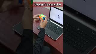 A decent 13 seconds Rubik's cube solve #rubikscube #speedcubing #viral #shorts