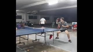 Jayson Sta. Maria Table Tennis Multiball Forehand /Backhand with Coach Reynald