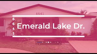 Home for Sale in Miramar FL. 6641 Emerald Lake Dr.