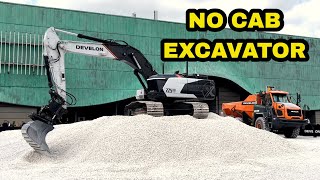 Develon's Unmanned Excavator with No Cab - Intermat Paris 2024