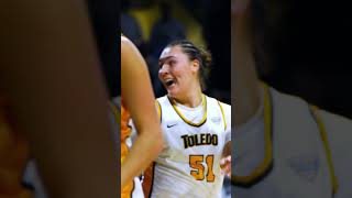 BIG Block! #collegebasketball #toledorockets #toledo #toledobasketball #womensbasketball