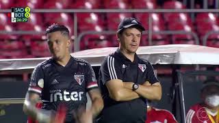 LUCIANO TACA ÁGUA EM FERNANDO DINIZ - SPFC 4X0 BOTAFOGO