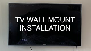 How to wall mount a TV. Easy step by step.