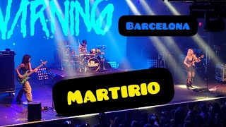 THE WARNING - MARTIRIO - BARCELONA 🇪🇦 4/8/24 #livemusic #tour #martirio #fyp #martintc #martintw