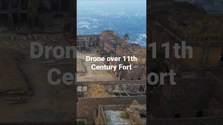 Drone flying over 11th century fort #shortvideo #travel #drones #incredibleindia #dji #djimini3pro