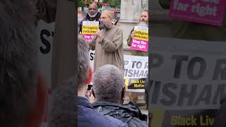 Solidarity Rally at Lewisham Clock Tower standing  with the community.