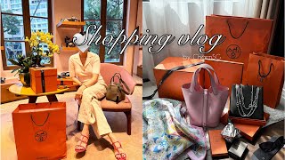 Shopping vlog #8 | Hermes Picotin lock 18 Rose Sakura, Chanel sunglasses