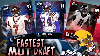 FASTEST DRAFT! | Moss makes plays - Madden 19 Draft Champions Gameplay