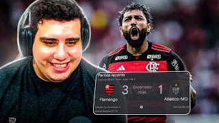 REACT FLAMENGO 3X1 ATLETICO MINEIRO COPA DO BRASIL 2024