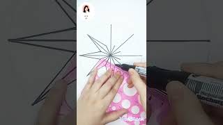 How to draw a star⭐✨⭐ #art #artwork #shorts