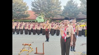 PERINGATAN HARI PRAMUKA KE-62 TAHUN 2023 SMA NEGERI 1 GEGER