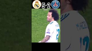 Real Madrid vs PSG 5-2 UCL 2017/18🔥🥵#shorts #realmadrid #youtube