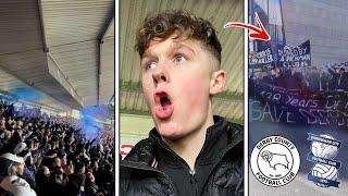 DERBY COUNTY LAST MINUTE EQUALISER vs BIRMINGHAM *VLOG* RIOTS, SCENES and PYROS!!!