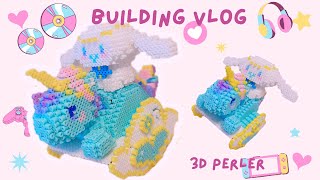 Cinnamoroll Riding Horse 3D perler Building Vlog - slower version