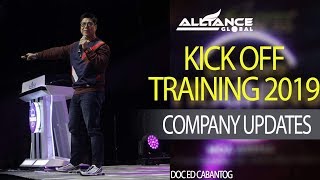 KICK OFF TRAINING 2019 COMPANY UPDATES BY DOC ED CABANTOG