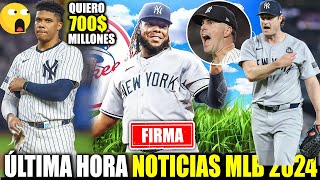 JUAN SOTO RECHAZA OFERTA DE YANKEES! VLADDY JR A YANKEES? COLE FIRMA CONTRATO MILLONARIO! OZUNA MLB