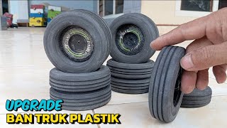 DIY / MODIFIKASI BAN TRUK PLASTIK #truck #trukoleng