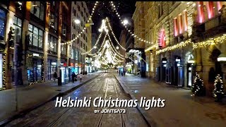 Helsinki City Center at Christmas Time