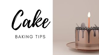 Tip to make your cake top flat!!