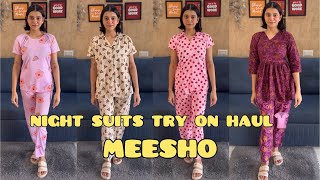 Messho night dress try on haul #meeshohaul #nightdresses #affordablefashion #meesho