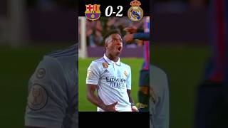 Barcelona vs Real Madrid Copa Del Rey Semi Final #football #youtube #shorts #vinicius #benzema 🔥💪