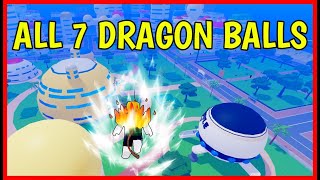 ALL DRAGON BALL LOCATIONS in Dragon Ball LEGENDARY FORCES [ EARTH Dragon Balls ] Roblox