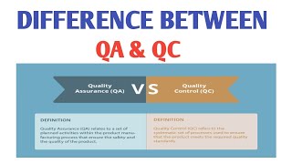 Difference Between QA and QC | Full Details #quality