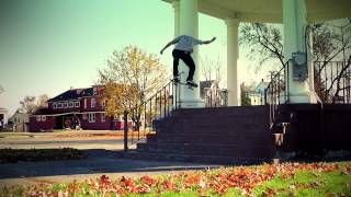 Slow-Mo Backside 180 Down Six Stairs