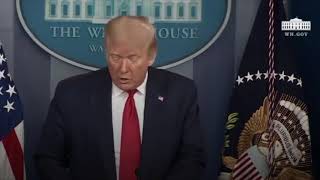 President Trump Says His Administration is Doing Very Well In Handling Covid 19 Crisis