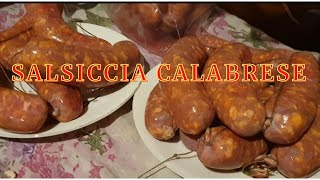 Salsiccia fresca calabrese fatta in casa