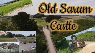 Old Sarum Wiltshire - Motte & Baily Castle,Salisburys original cathedral Ruin English Heritage