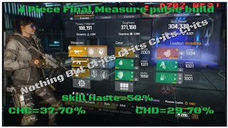 Tom Clancy's The Division 1.8.2 4 Piece Final Measure+NinjaBackpack+1 Tac Pulse Build/Gameplay