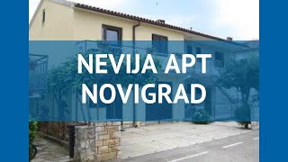 NEVIJA APT NOVIGRAD 3* Хорватия Истрия обзор – отель НЕВИДЖА АПТ НОВИГРАД 3* Истрия видео обзор